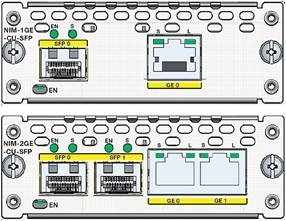 Cisco 1 and 2 Port Gigabit Ethernet WAN Network  Interface Modules